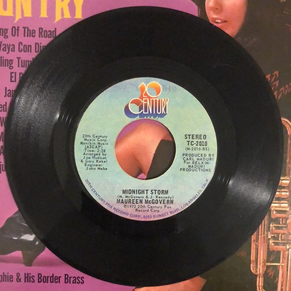 Maureen McGovern The Morning After Vinyl 45 Record '72 - Picture 4 of 4
